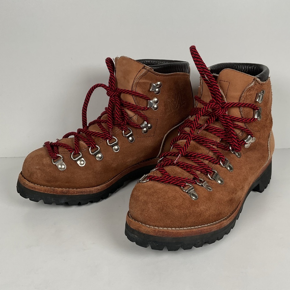 Vintage Milo Mountaineering Boots | USA Made | Rough Out | Men’s 9.5 M